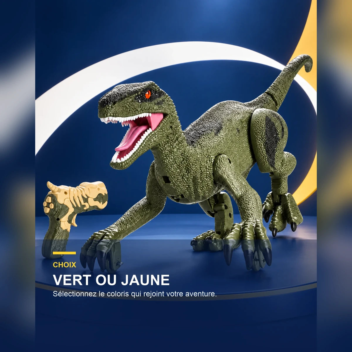 Dinosaure télécommandé avec brume – T-Rex Mist — fonctionnalité 1