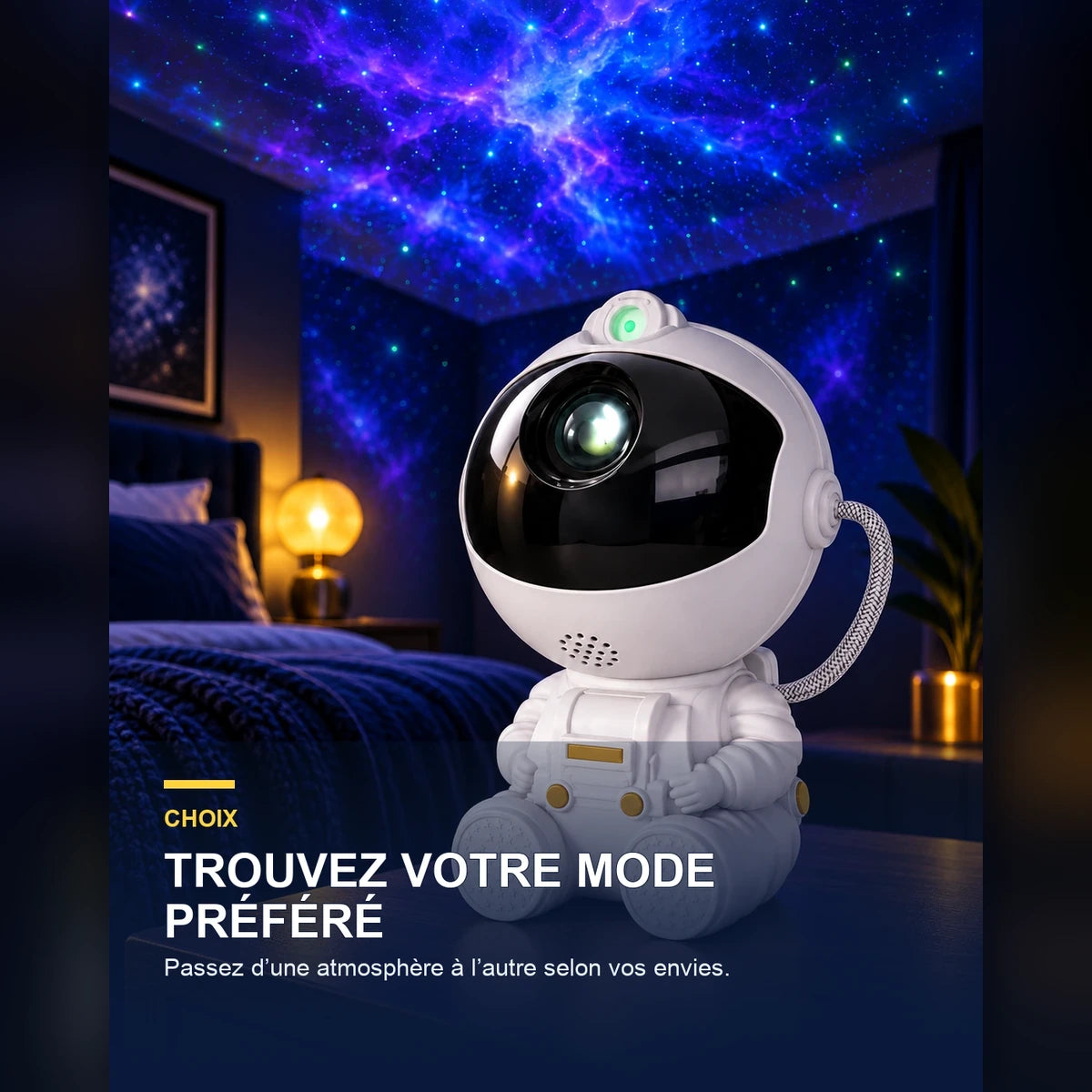 Projecteur ciel étoilé 8 modes – Nebula Eight — fonctionnalité 2