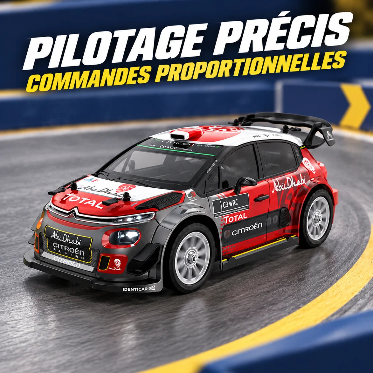 Rally Spark 14 — Des commandes proportionnelles