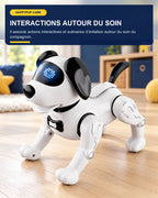 Chien robot interactif avec accessoires – HappyPup Care – fonctionnalité 2 – Gift Mello