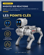 Chien robot interactif lumineux – MoodPup Glow – fonctionnalité 5 – Gift Mello