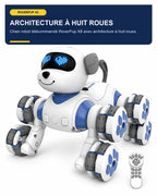 Chien robot télécommandé 8 roues – RoverPup X8 – fonctionnalité 1 – Gift Mello
