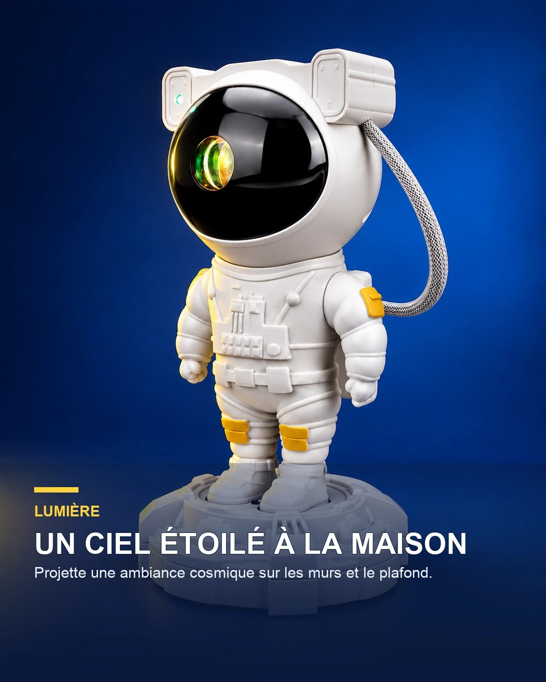 Projecteur ciel étoilé Bluetooth – AstroBeat — bénéfice principal — Gift Mello