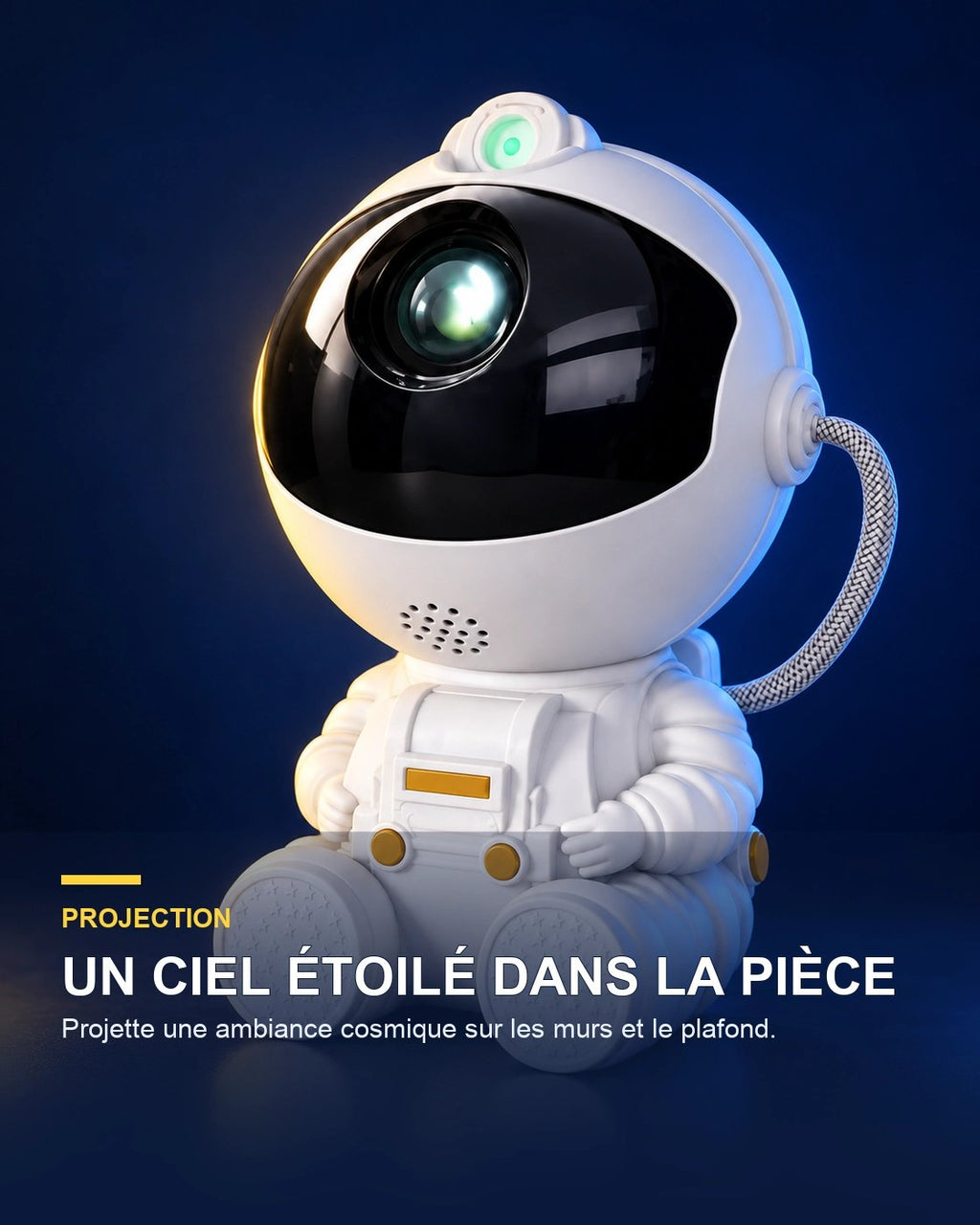 Projecteur ciel étoilé 8 modes – Nebula Eight — fonction clé — Gift Mello
