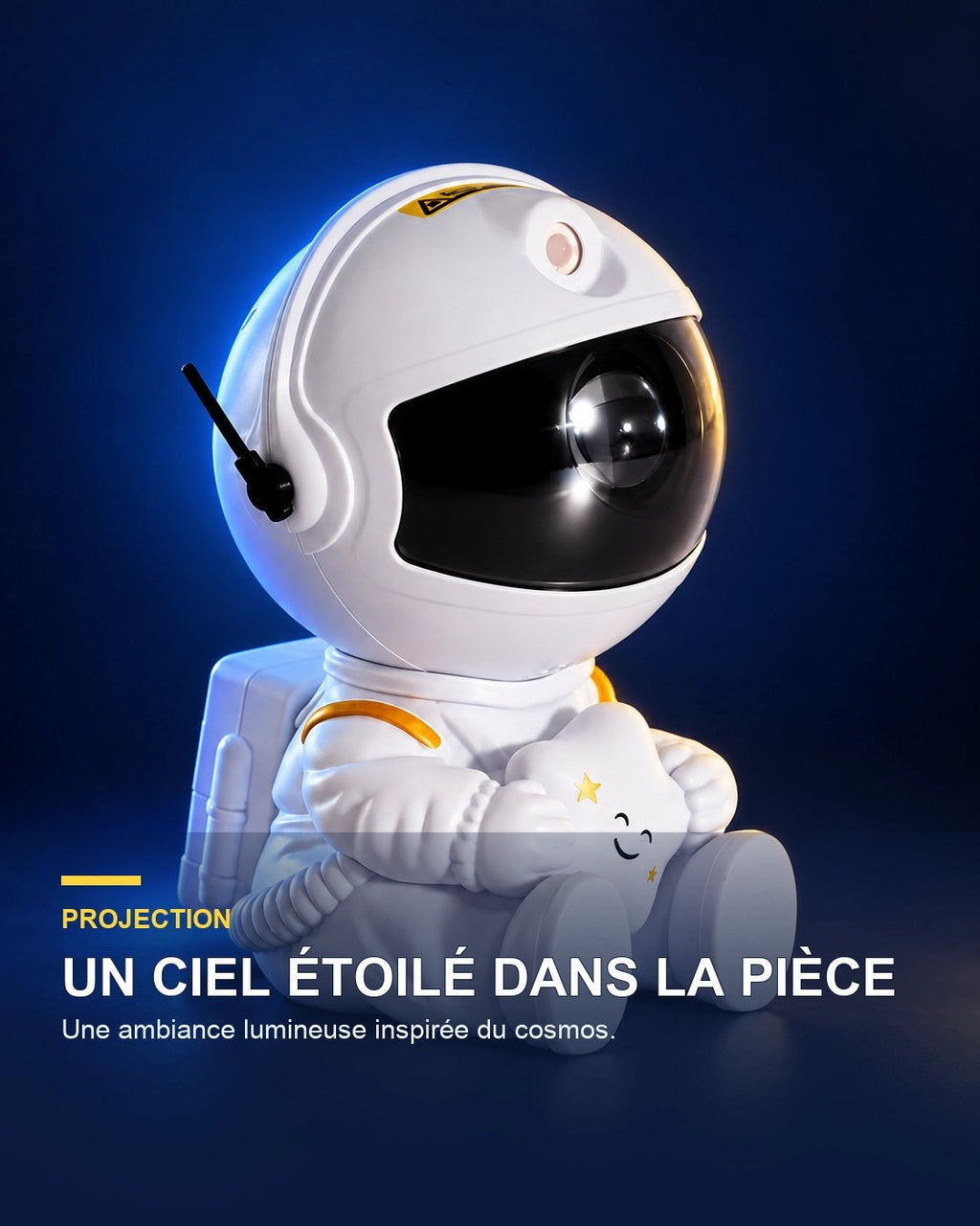 Projecteur ciel étoilé décoratif – StarRiff — bénéfice principal — Gift Mello