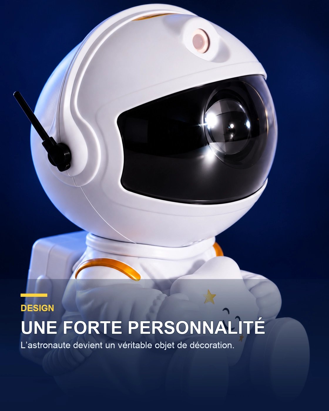 Projecteur ciel étoilé décoratif – StarRiff — design — Gift Mello