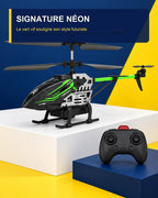 Hélicoptère télécommandé lumineux – Nova Rotor J8 – vue studio – Gift Mello