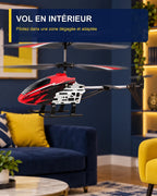 Hélicoptère télécommandé lumineux – Neon Flight J9 – vol en intérieur – Gift Mello