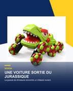 Voiture dinosaure télécommandée 8 roues – DinoRider X8 — caractéristique clé — Gift Mello