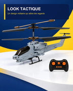 Hélicoptère télécommandé militaire – Cobra Strike H8 – vue studio – Gift Mello