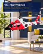 Hélicoptère télécommandé de secours – Coast Rescue G11 – vol en intérieur – Gift Mello