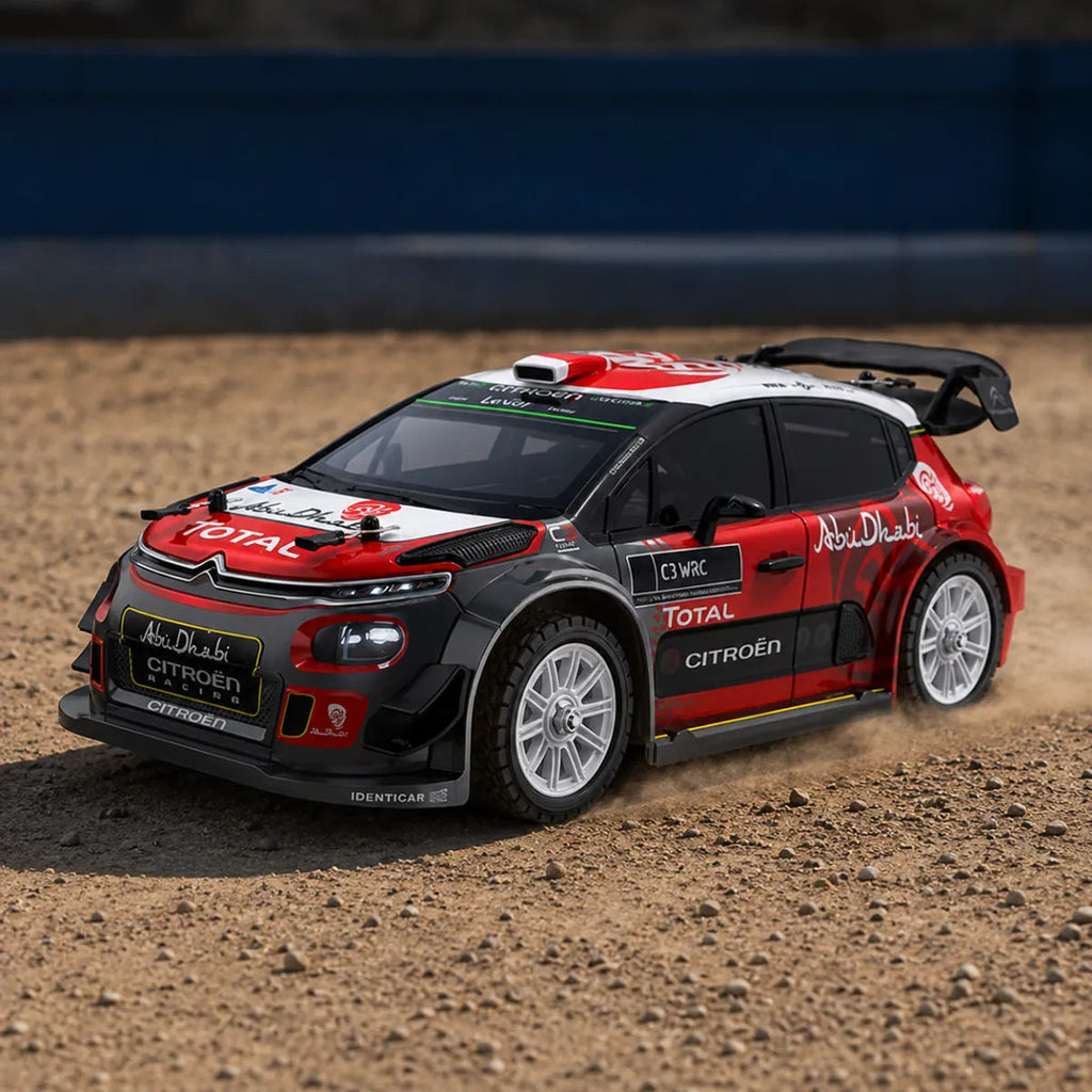 MJX Hyper Go 14303 — voiture RC rallye 1/14 — mise en situation miniature — Gift Mello