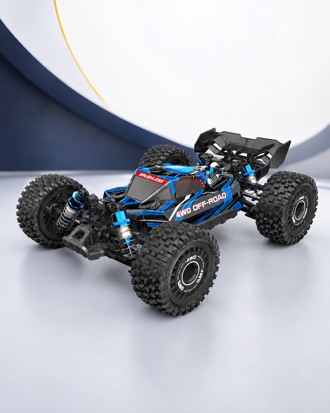 Voiture télécommandée tout-terrain 1/16 – Rocket Trail 16 — studio — Gift Mello