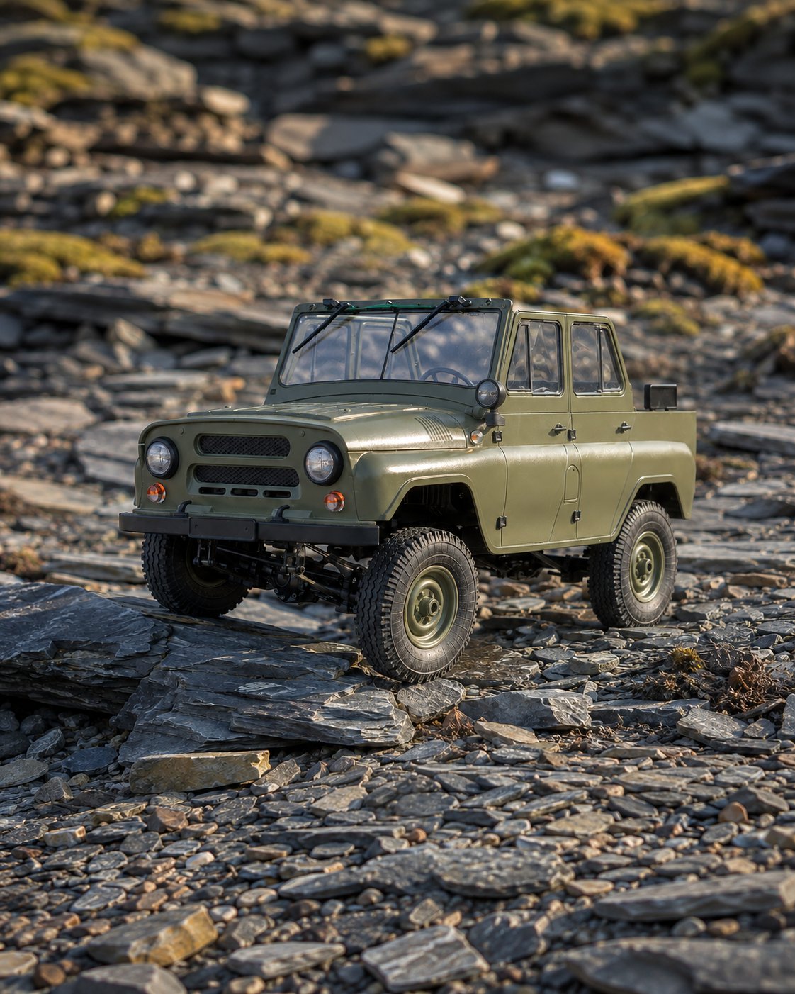 Voiture télécommandée crawler 1/12 – Desert Ranger 12 — scene — Gift Mello
