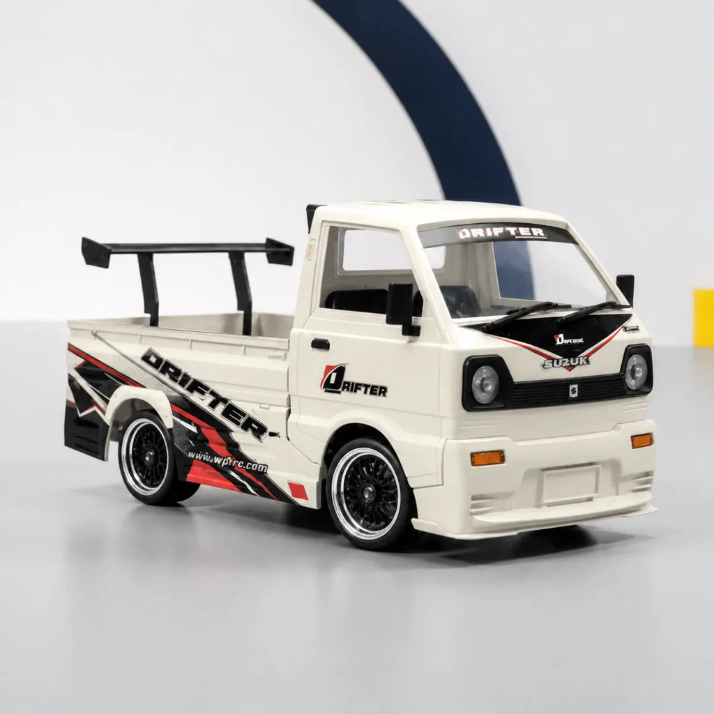 WPL D14S Suzuki Carry Brushless — voiture RC drift 1/10 — vue studio — Gift Mello