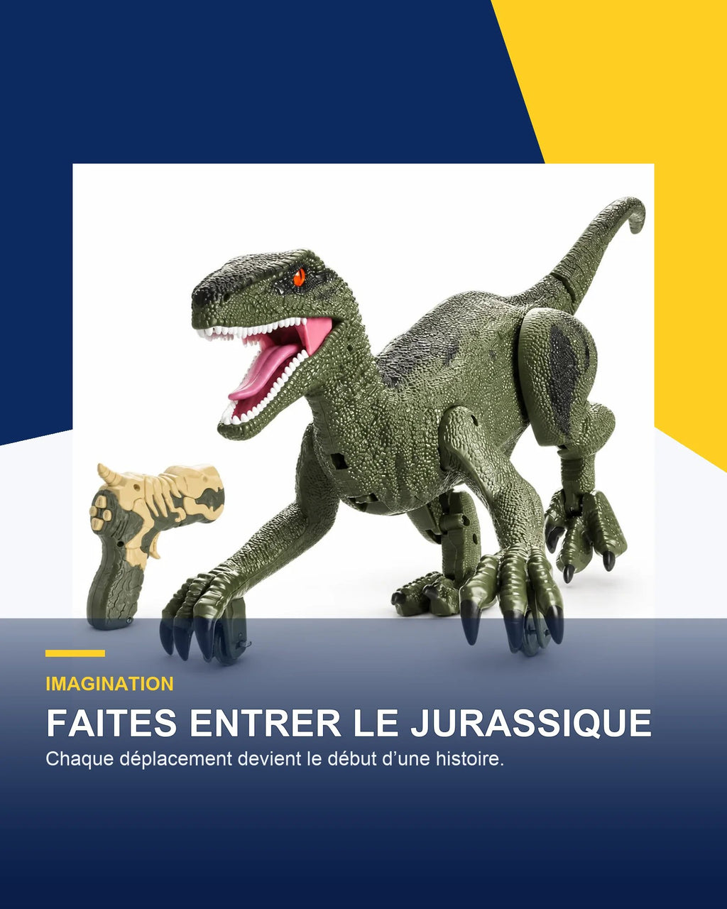 Dinosaure télécommandé avec brume – T-Rex Mist — contenu et imagination — Gift Mello