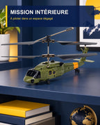Hélicoptère télécommandé militaire – Desert Hawk H2 – mise en situation – Gift Mello