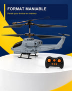 Hélicoptère télécommandé militaire – Cobra Strike H8 – angle arrière – Gift Mello