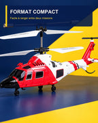 Hélicoptère télécommandé de secours – Coast Rescue G11 – angle arrière – Gift Mello