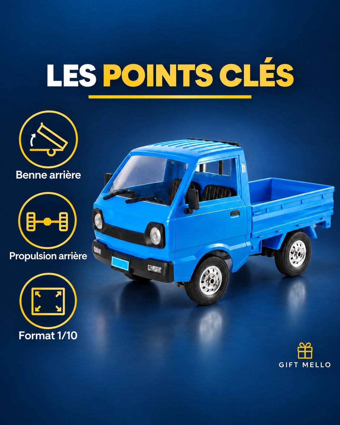 Voiture télécommandée 1/10 – Street Hauler 10 — caracteristiques — Gift Mello