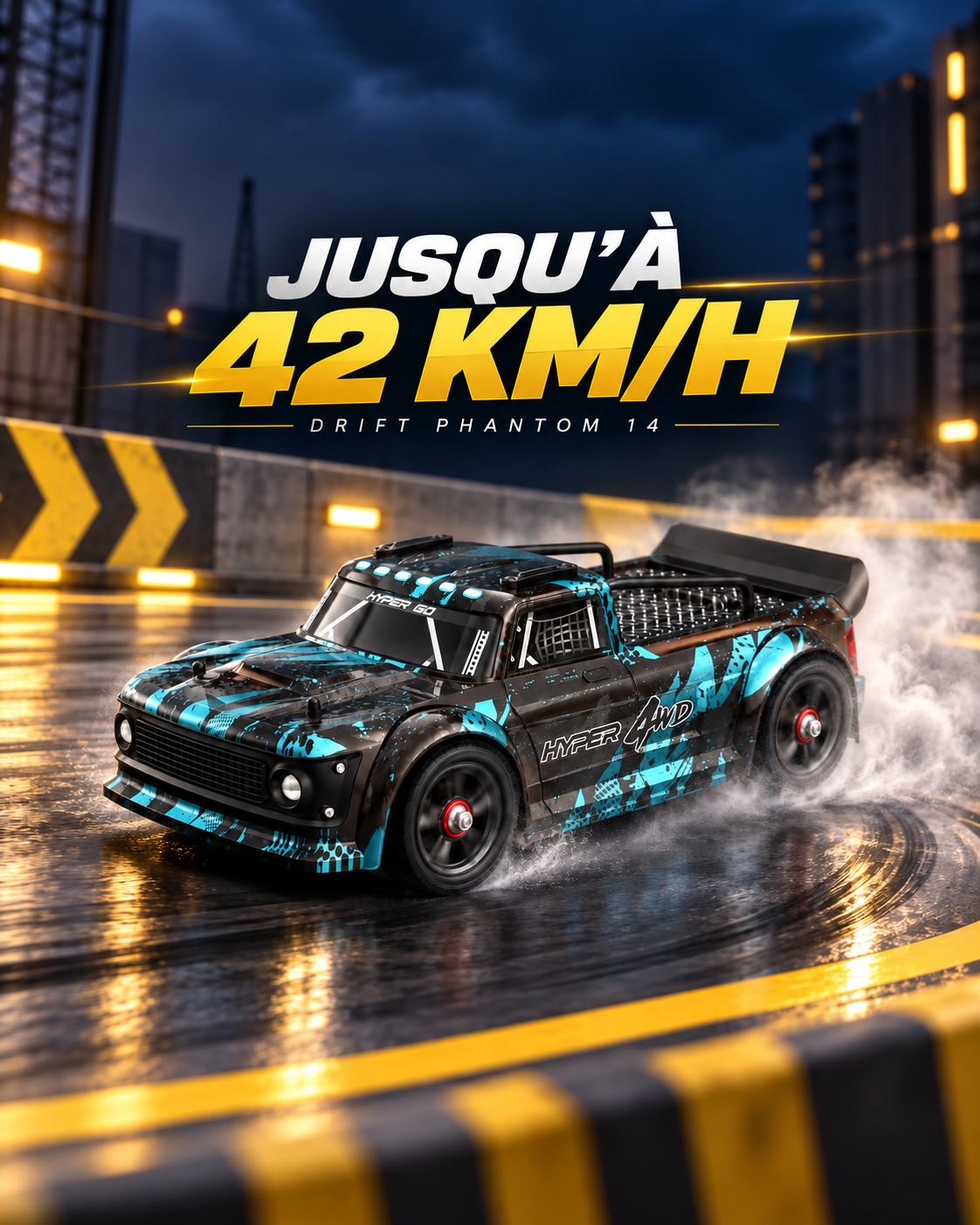 Voiture télécommandée drift 1/14 – Drift Phantom 14 — speed — Gift Mello