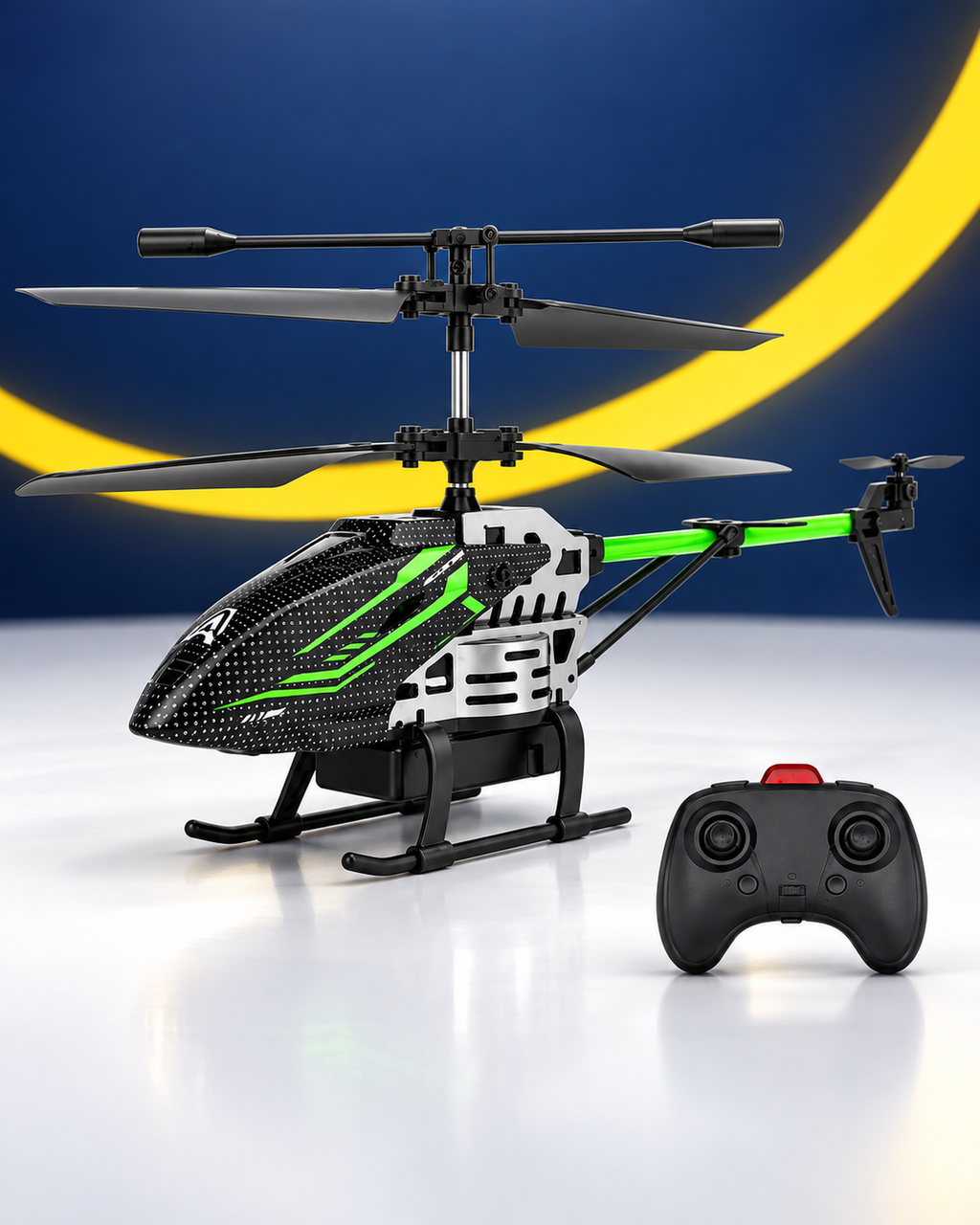 Hélicoptère télécommandé lumineux – Nova Rotor J8 – vue principale – Gift Mello