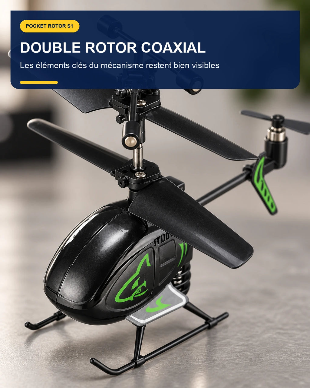 Pocket Rotor S1 – détail du double rotor – Gift Mello