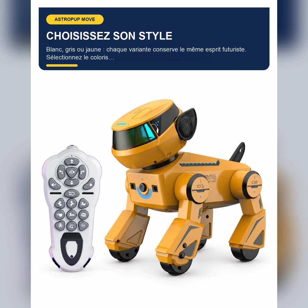 Chien robot télécommandé – AstroPup Move — fonctionnalité 2