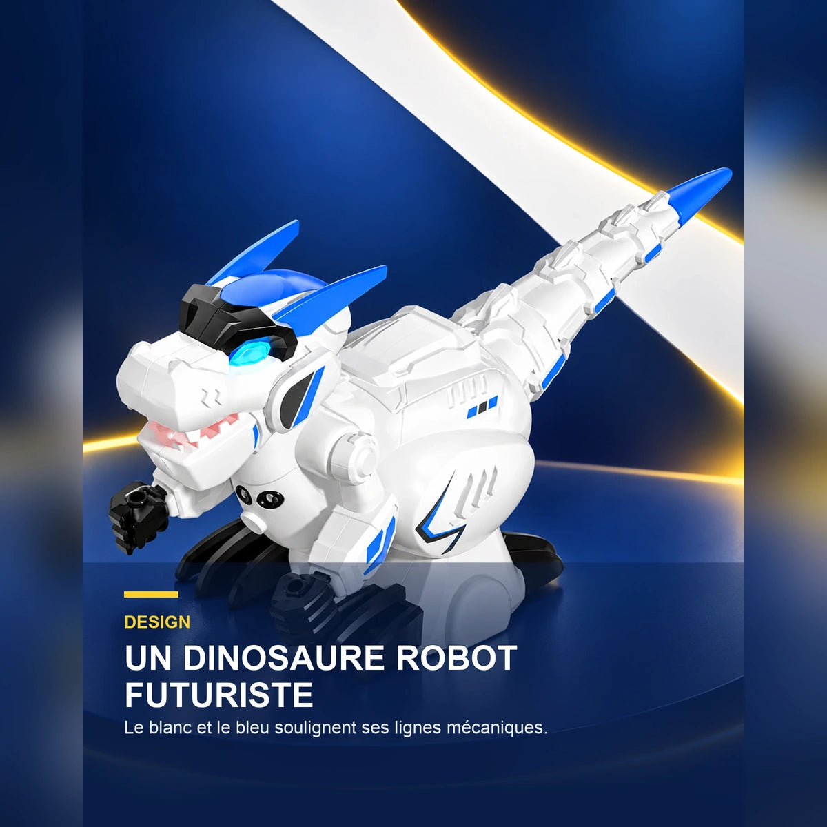 Dinosaure télécommandé programmable – Raptor Code — fonctionnalité 1