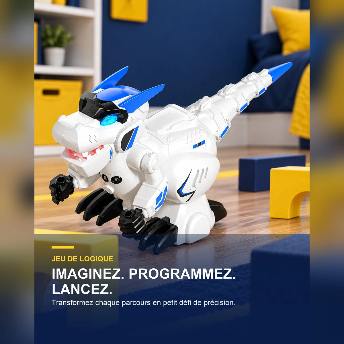 Dinosaure télécommandé programmable – Raptor Code — fonctionnalité 2