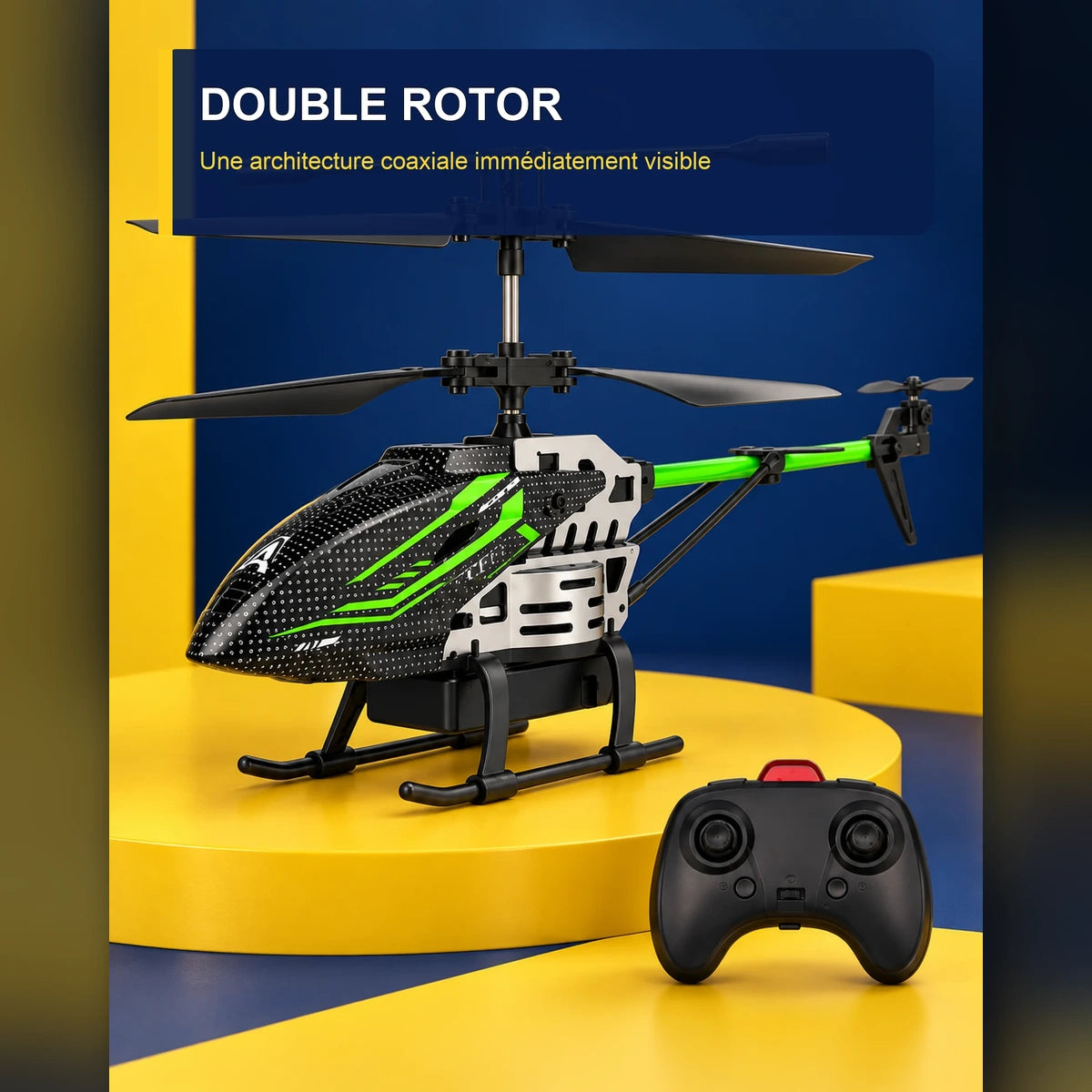Hélicoptère télécommandé lumineux – Nova Rotor J8 — fonctionnalité 2