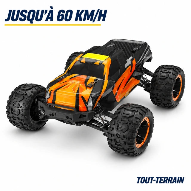 Voiture télécommandée tout-terrain 1/16 – Titan Rush S16
