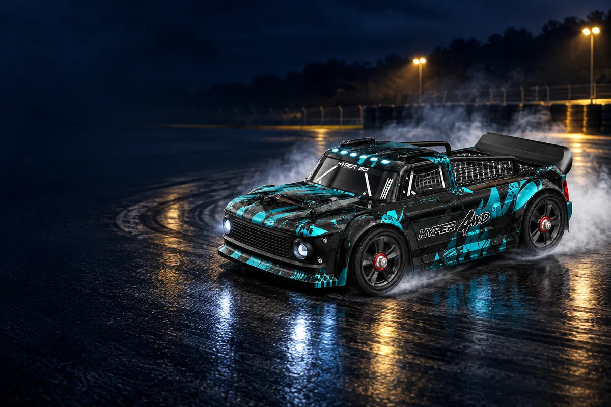 Voitures RC de drift en action