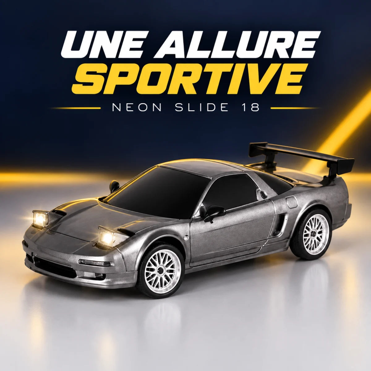 Neon Slide 18 — Une silhouette sportive