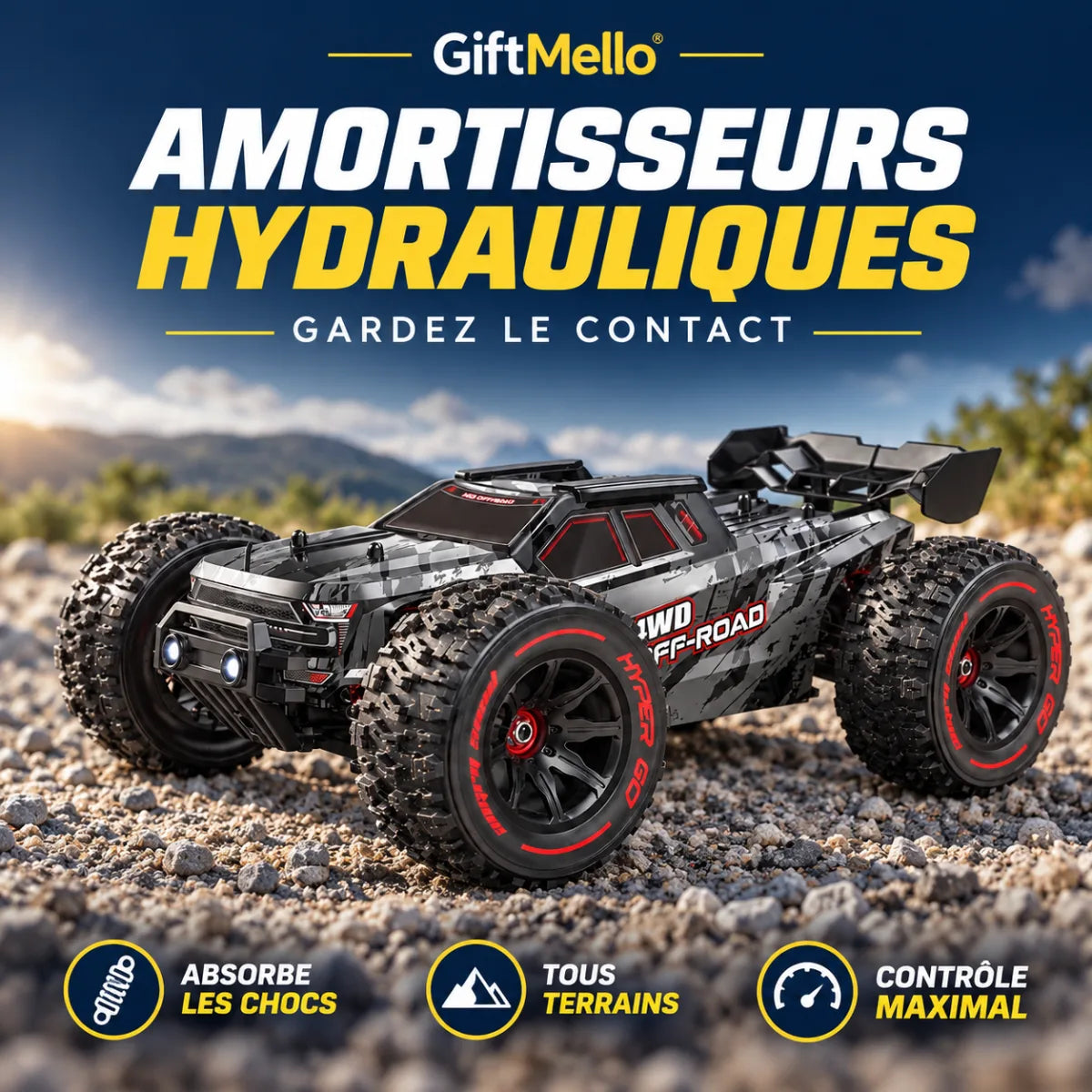 Vortex R14 — Des amortisseurs hydrauliques