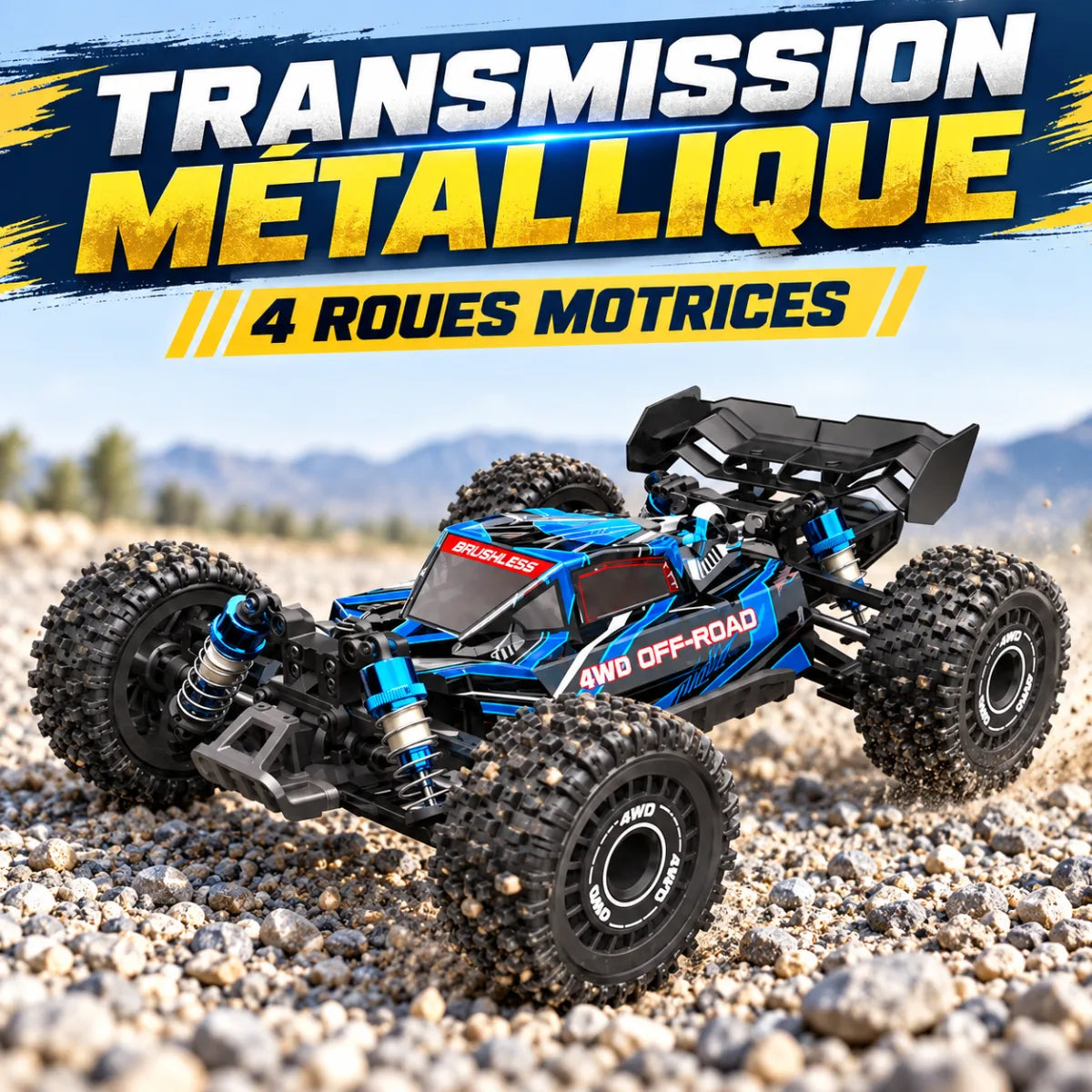 Rocket Trail 16 — Une transmission métallique à quatre roues motrices