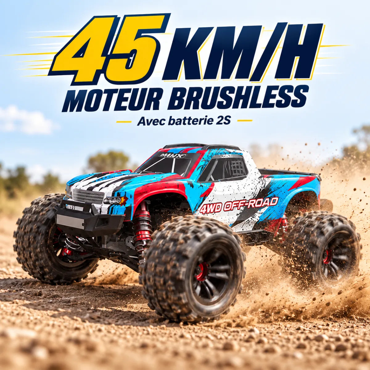 Terra Burst 16 — Jusqu’à 45 km/h avec la batterie 2S
