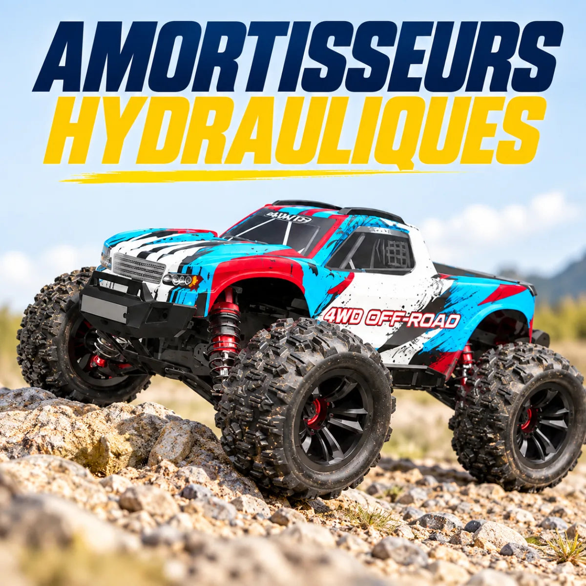 Terra Burst 16 — Des amortisseurs hydrauliques pour suivre le terrain