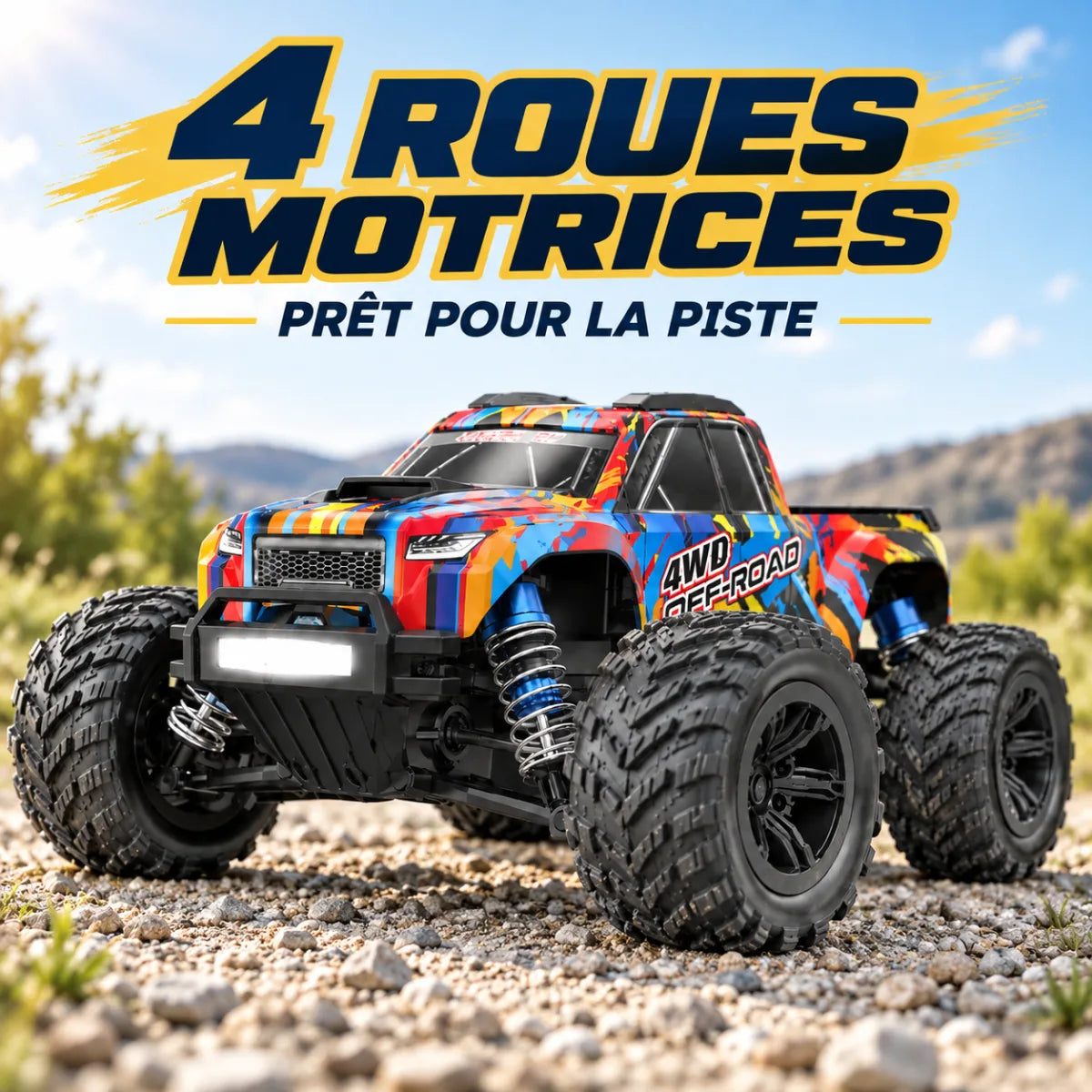 Micro Vortex 20 — Quatre roues motrices pour la piste