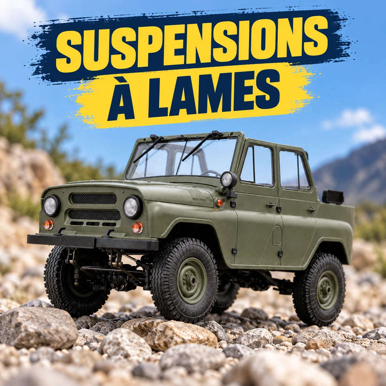 Desert Ranger 12 — Des suspensions à lames