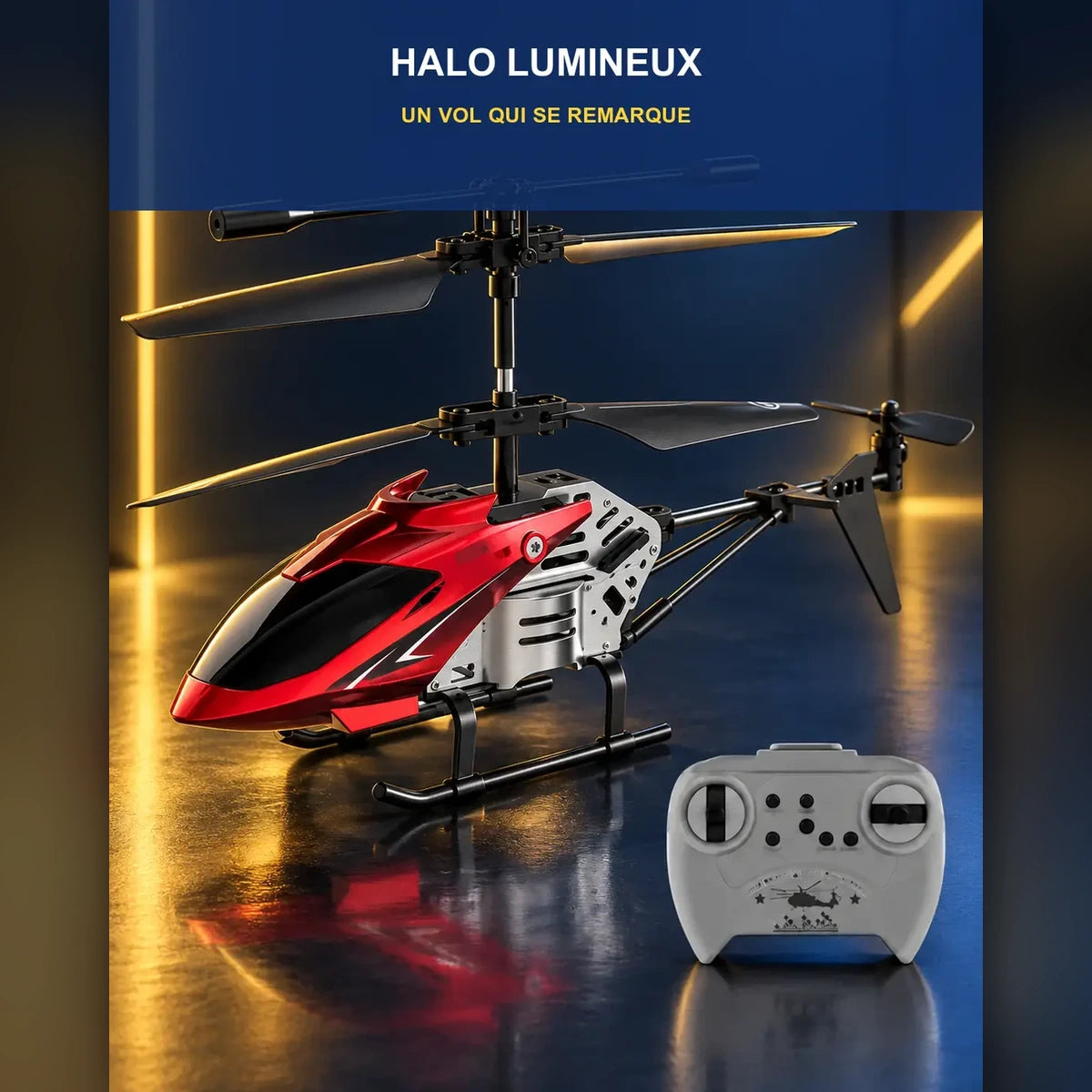 Hélicoptère télécommandé lumineux – Aurora Spin J6 — fonctionnalité 2